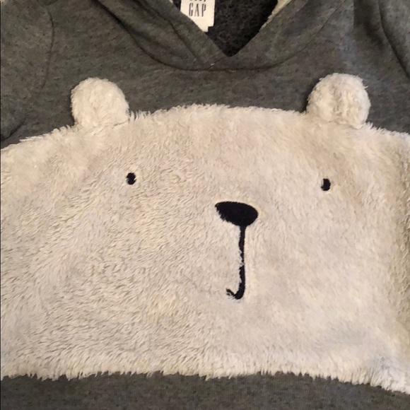 Baby Gap two piece bear grey jogging suit - Picture 4 of 4